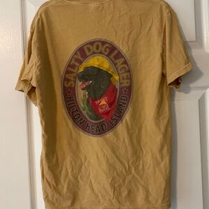 Salty dog lager Hilton head medium tee shirt